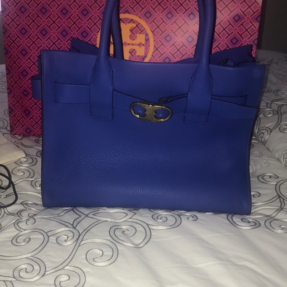 Tory burch Gemini link leather tote bright new